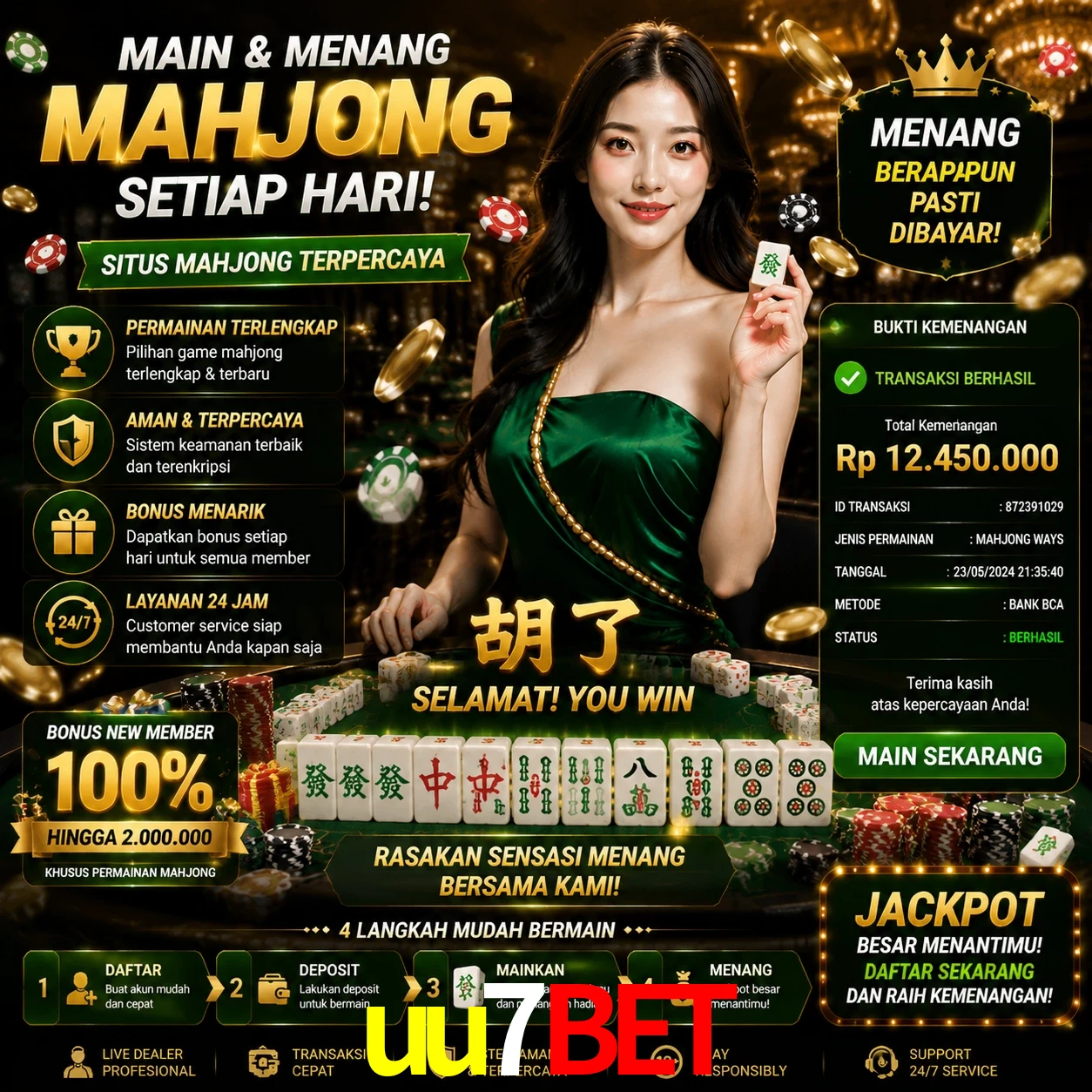 Ganhar e sacar na uu7bet